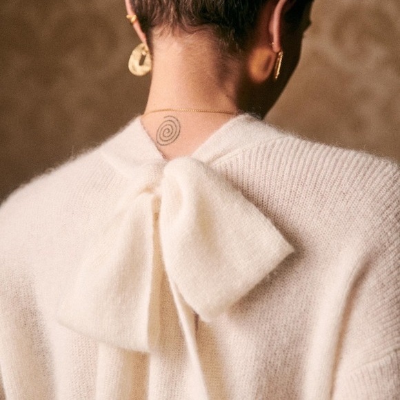 NWT Sézane Octavia sweater in Ecru XS - Picture 4 of 4